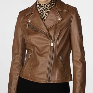 Wilsons Leather Madeline Asymmetrical Leather Jacket Women's XXL